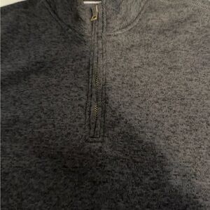 Weatherproof Men's Charcoal Zip-Up Sweater